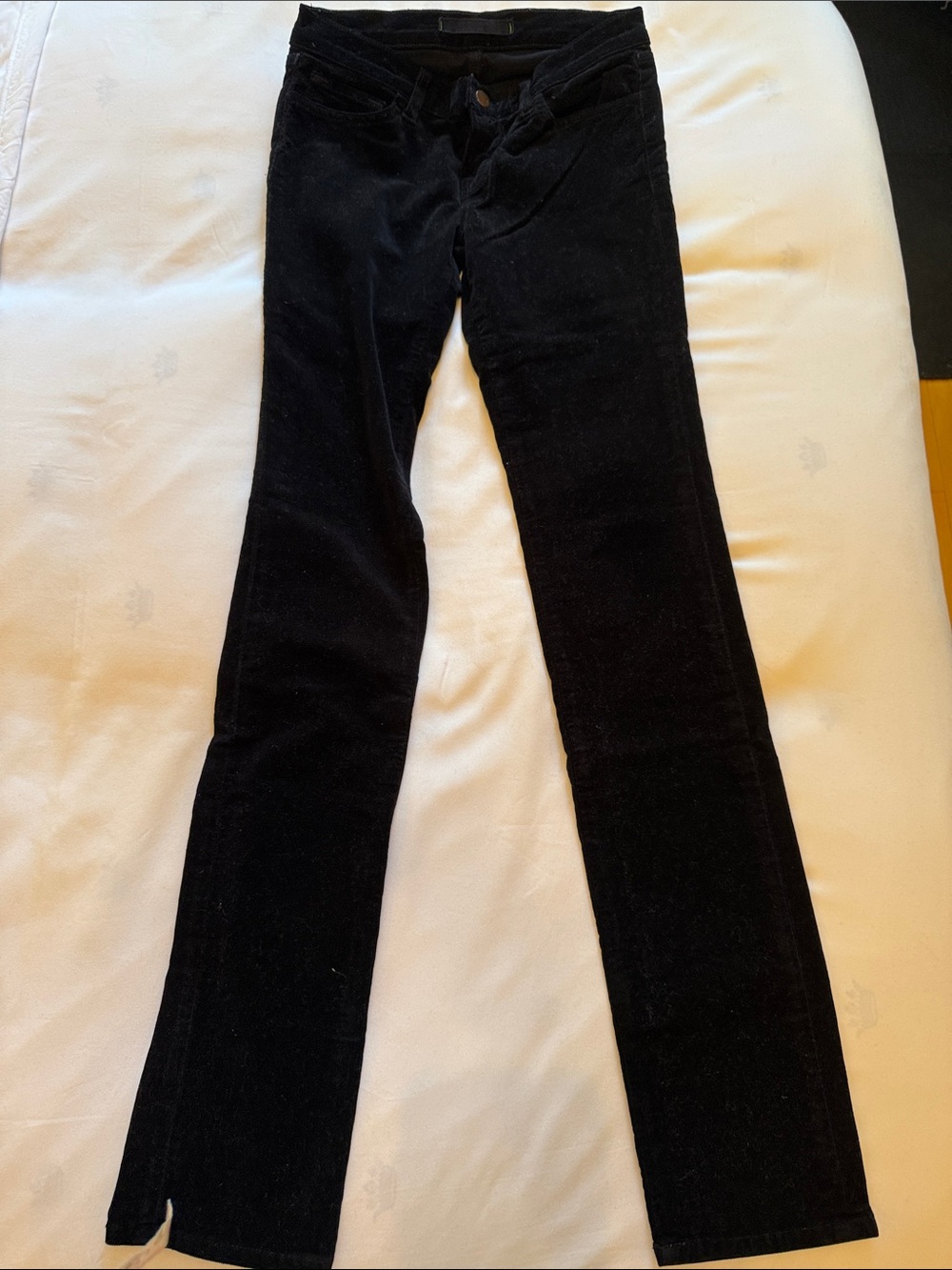 J Brand Black Corduroy Flare Jeans